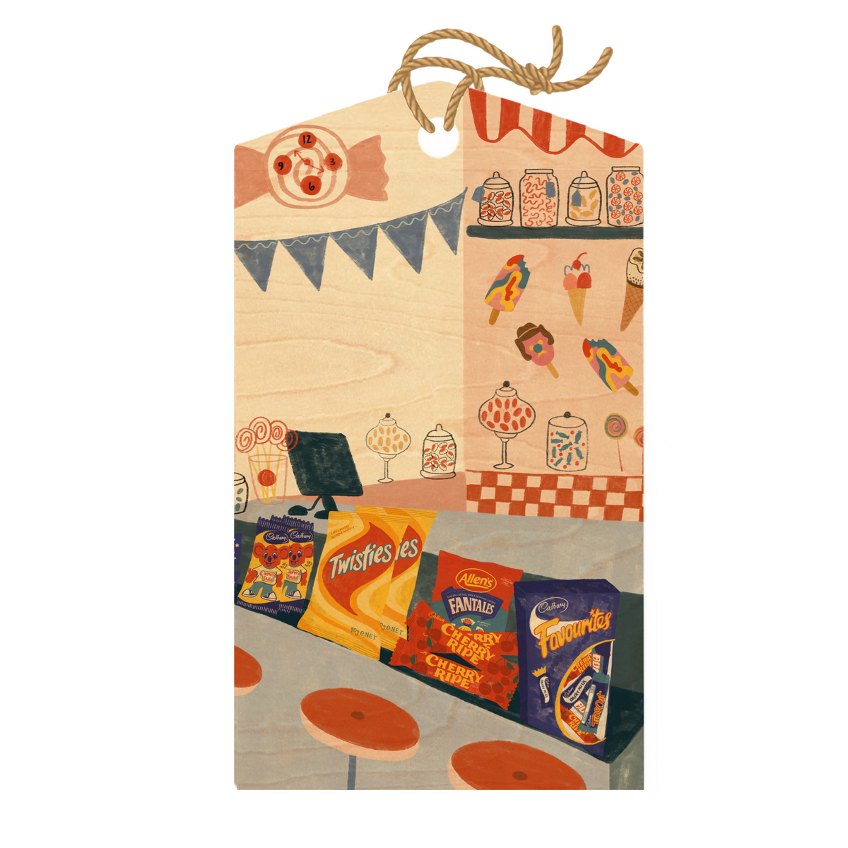 Wood Gift Tag Bundle - 6 Pack - Life Down Under