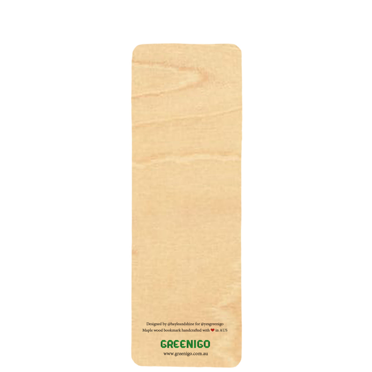 Wood Bookmark - Farmers Market