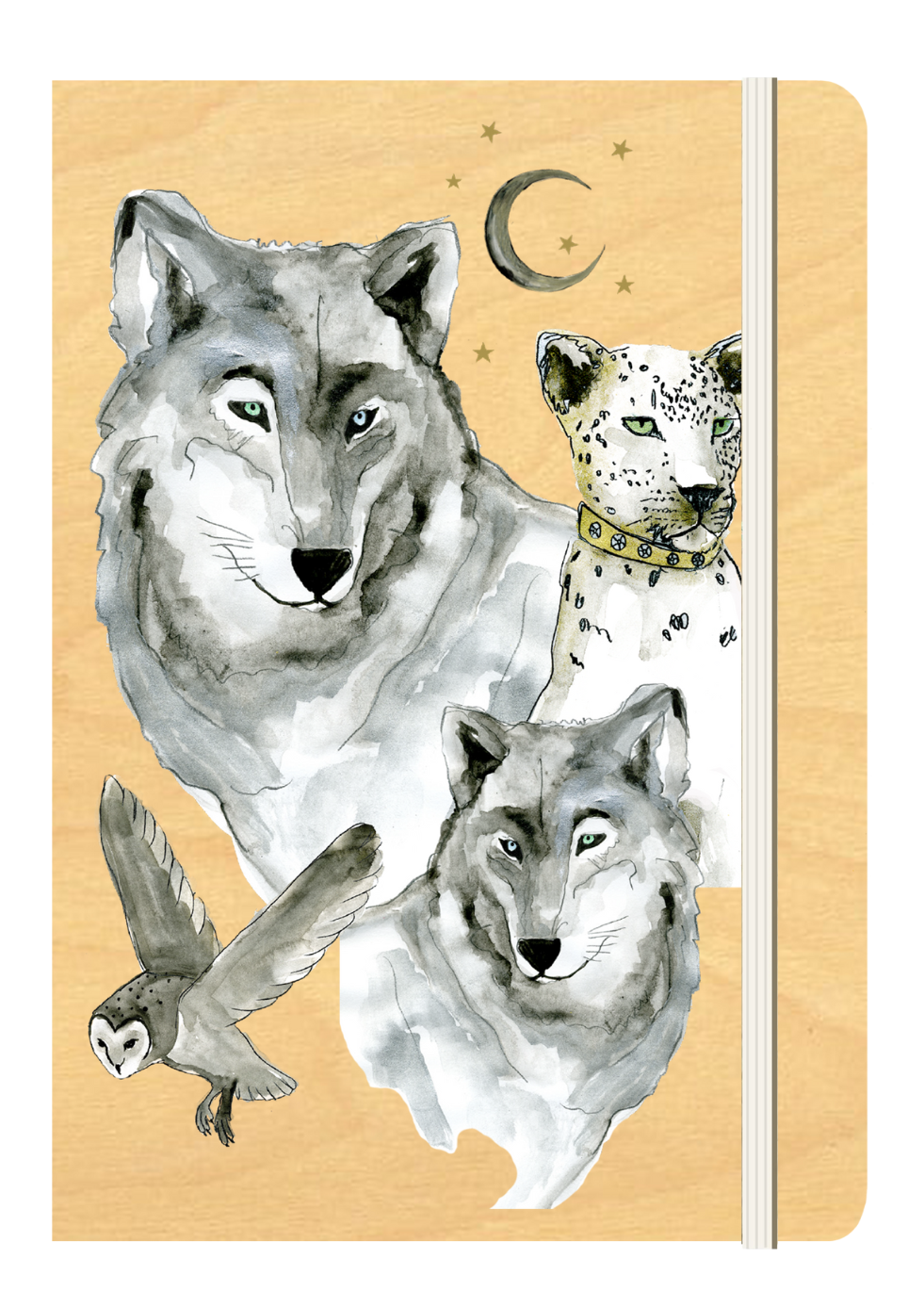 Wood Cover A5 Journal Bundle - 6 Pack - Garden Collection