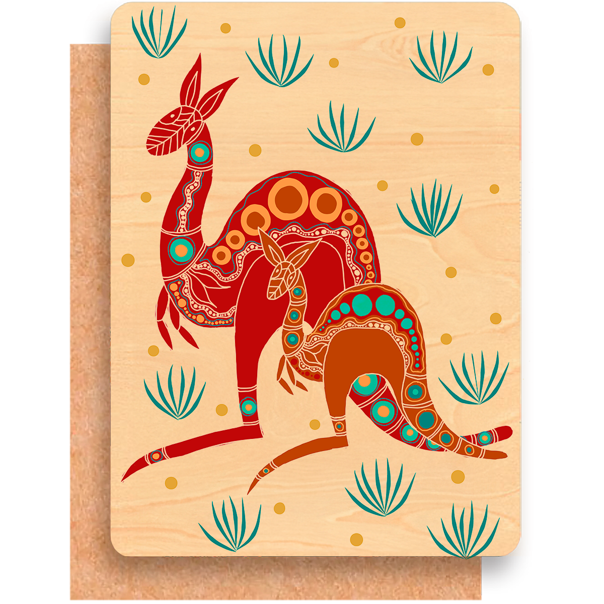 Wood Greeting Card Bundle - 6 Pack - Jigay Collection