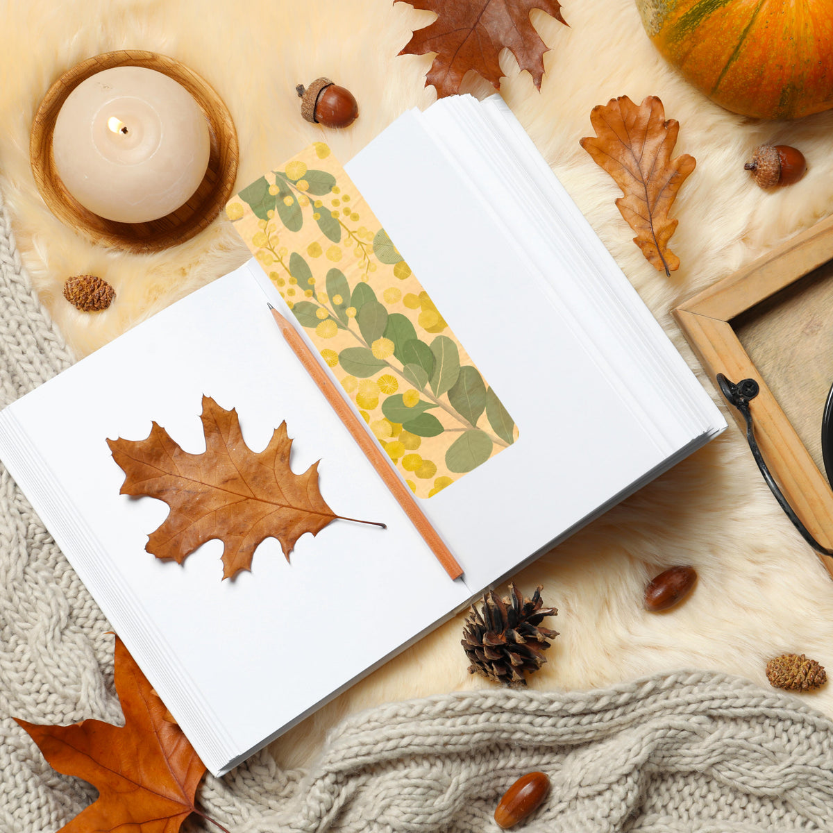 Wood Bookmark - Golden Wattle