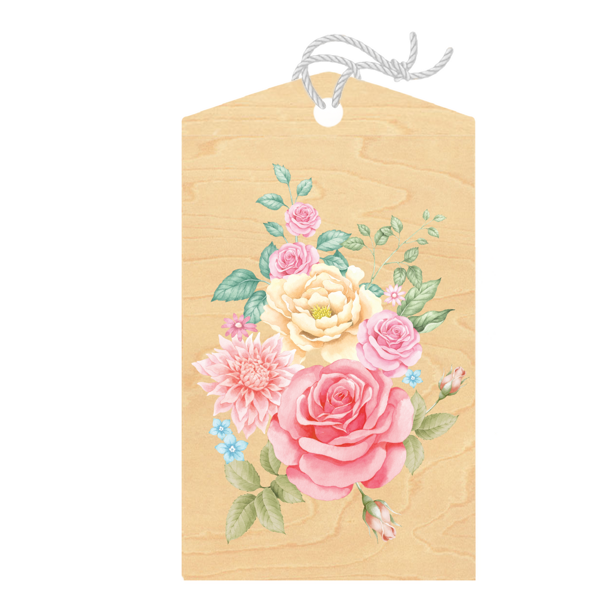 Wood Gift Tag Bundle - 6 Pack - Garden Collection