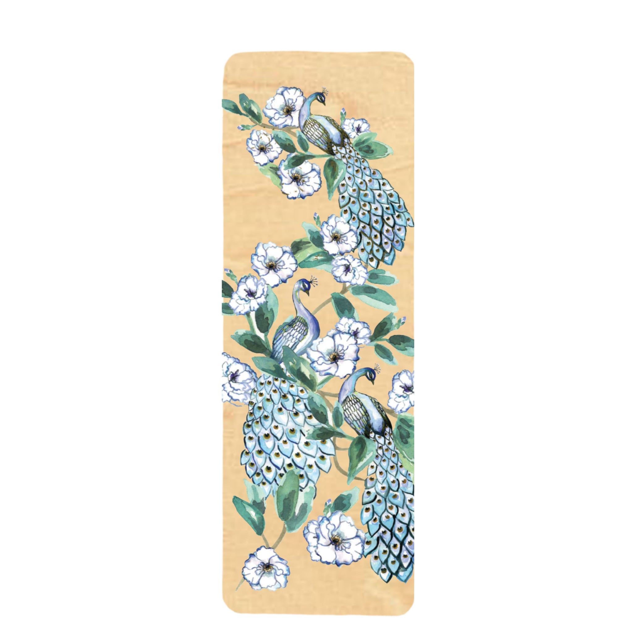 Wood Bookmark - Peacock Garden