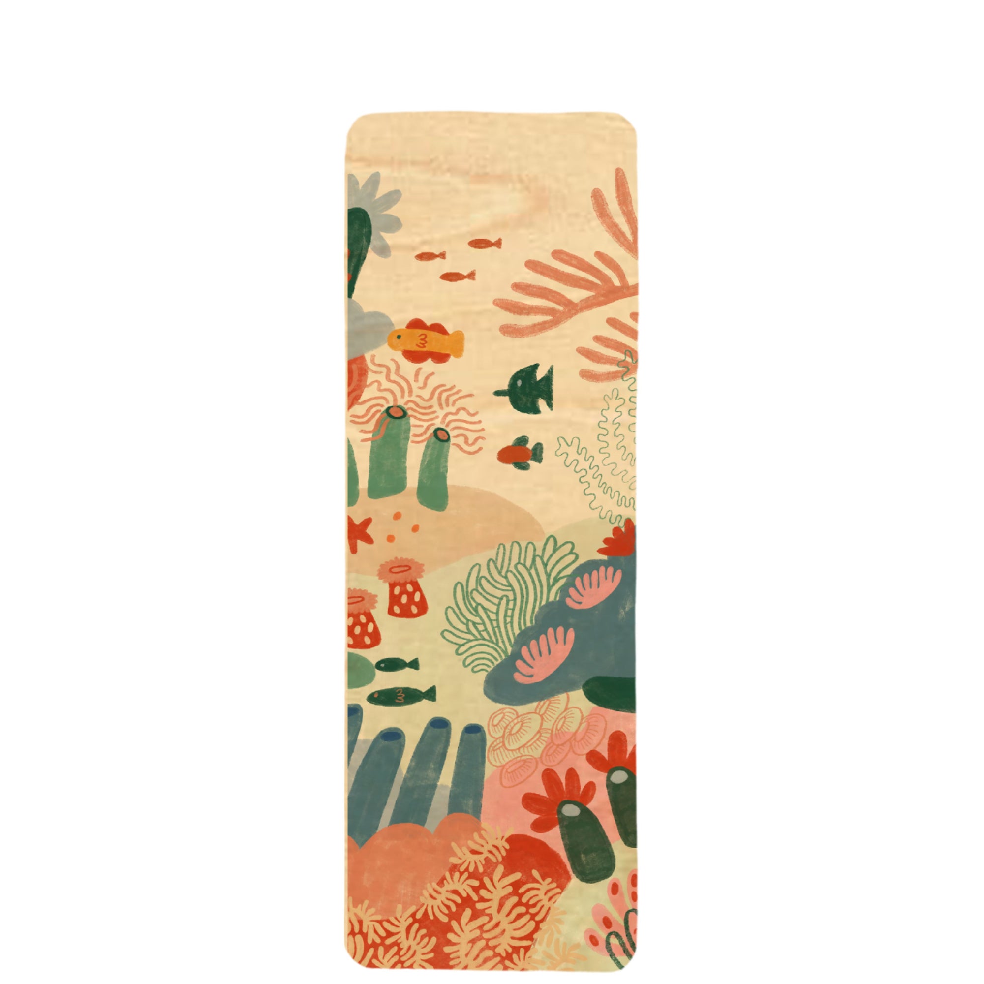 Wood Bookmark - Colourful Corals