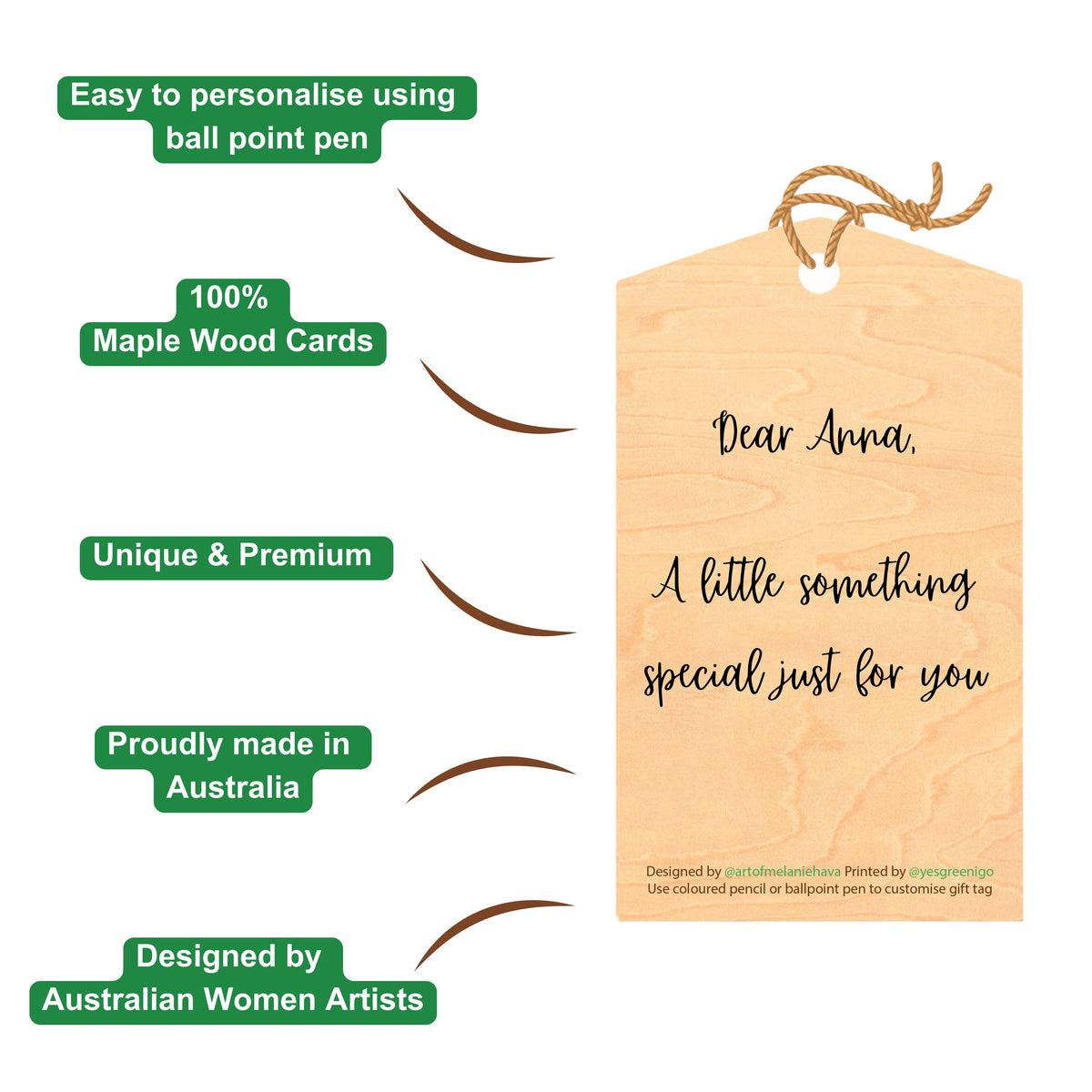 Gidila Maple Wood Gift Pack